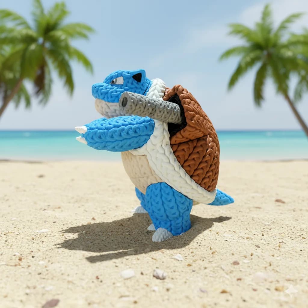 Muñeco Crochet 3D Blastoise - Miniatura 2