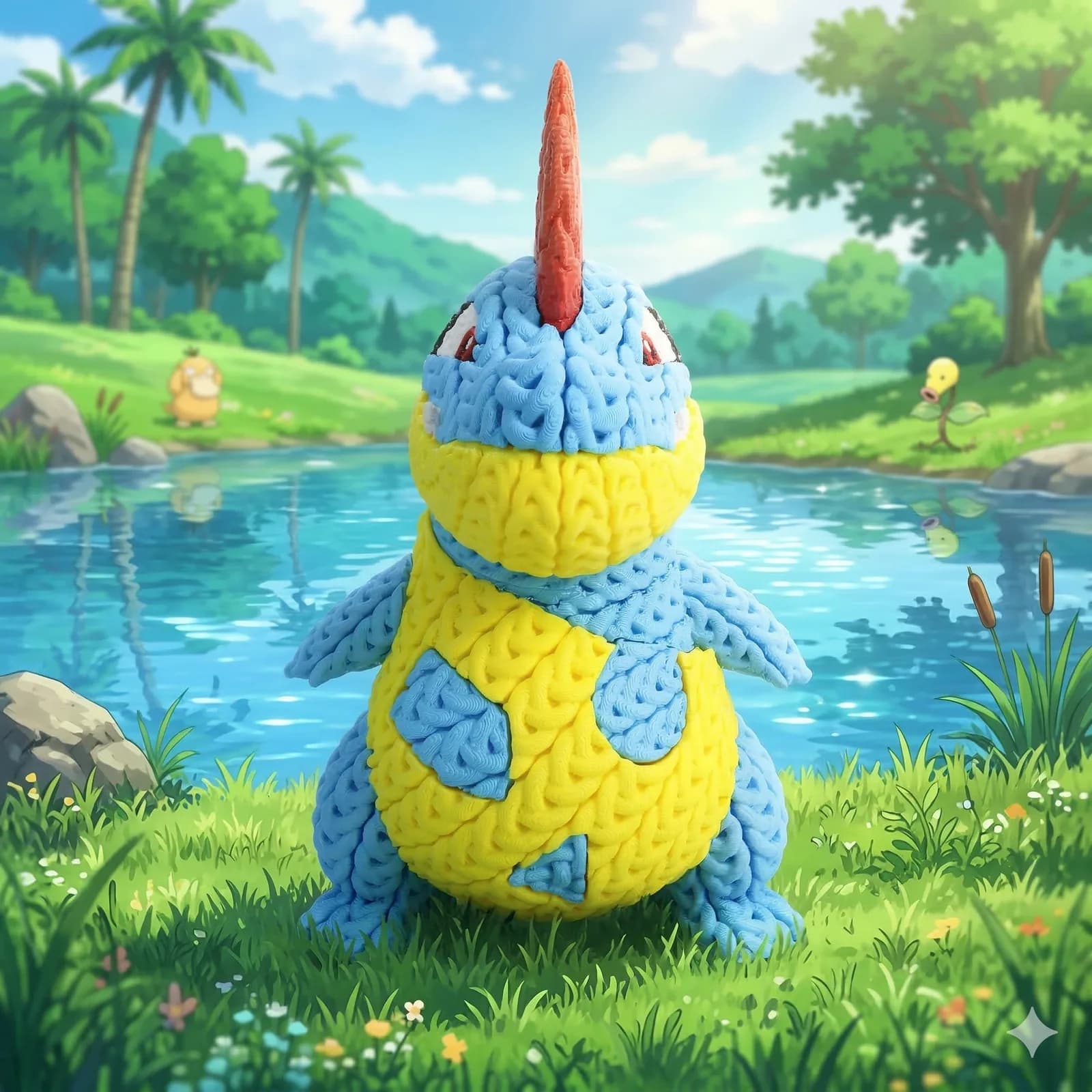 Muñeco Crochet 3D Croconaw - Miniatura 2