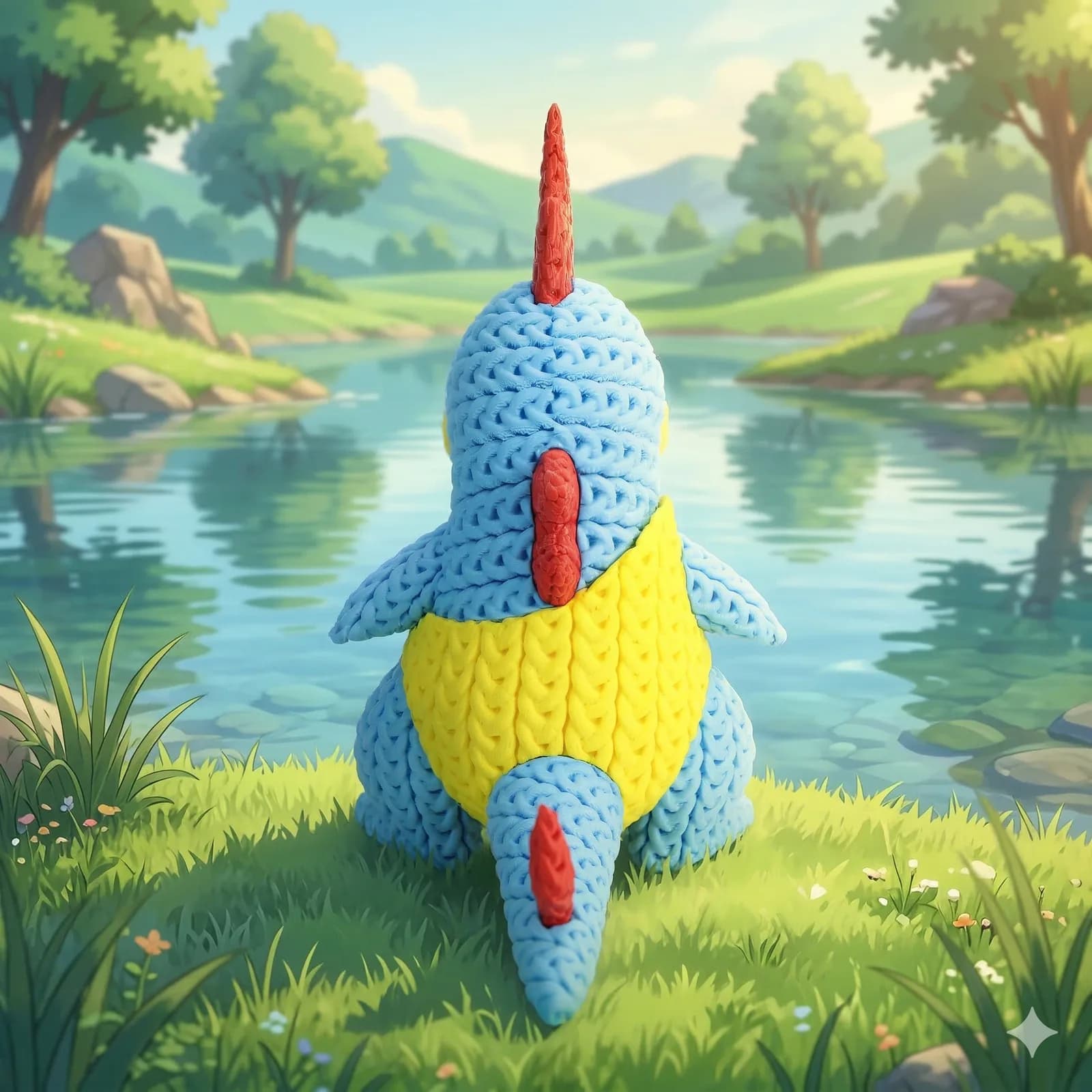 Muñeco Crochet 3D Croconaw - Miniatura 4