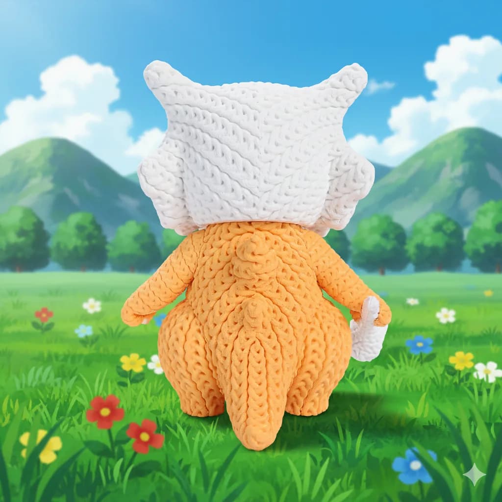 Muñeco Crochet 3D Cubone - Miniatura 4