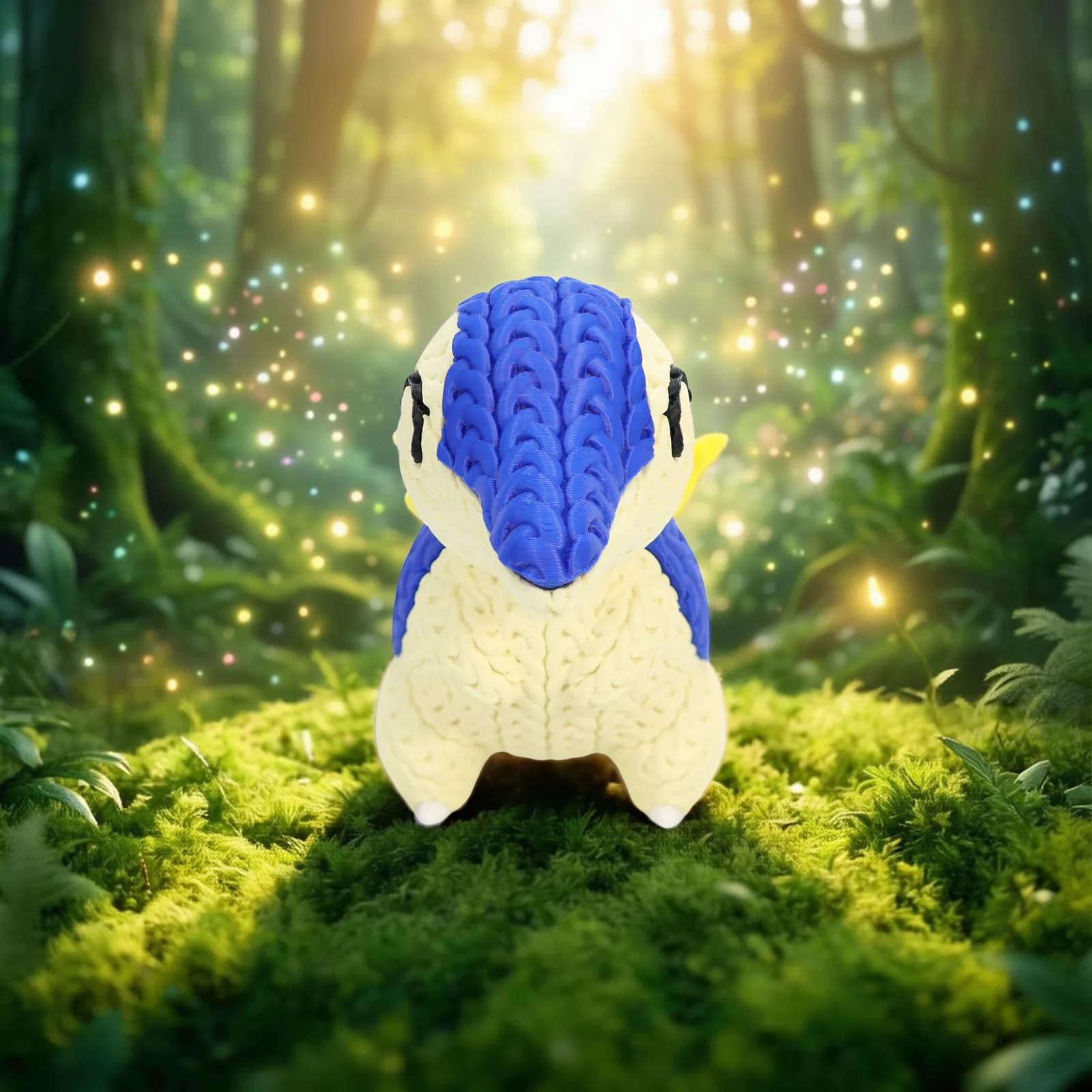 Muñeco Crochet 3D Cyndaquil - Miniatura 3