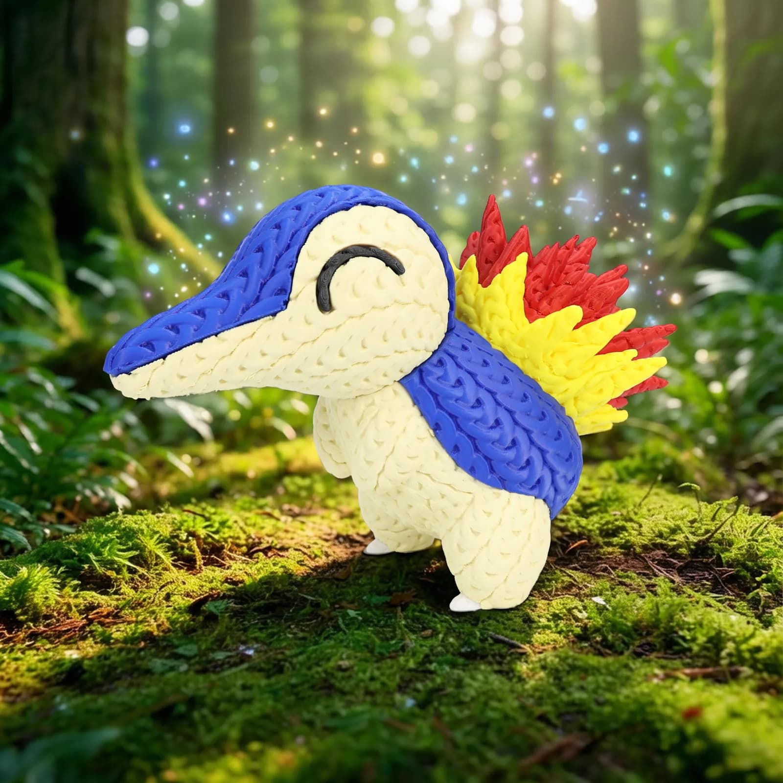 Muñeco Crochet 3D Cyndaquil