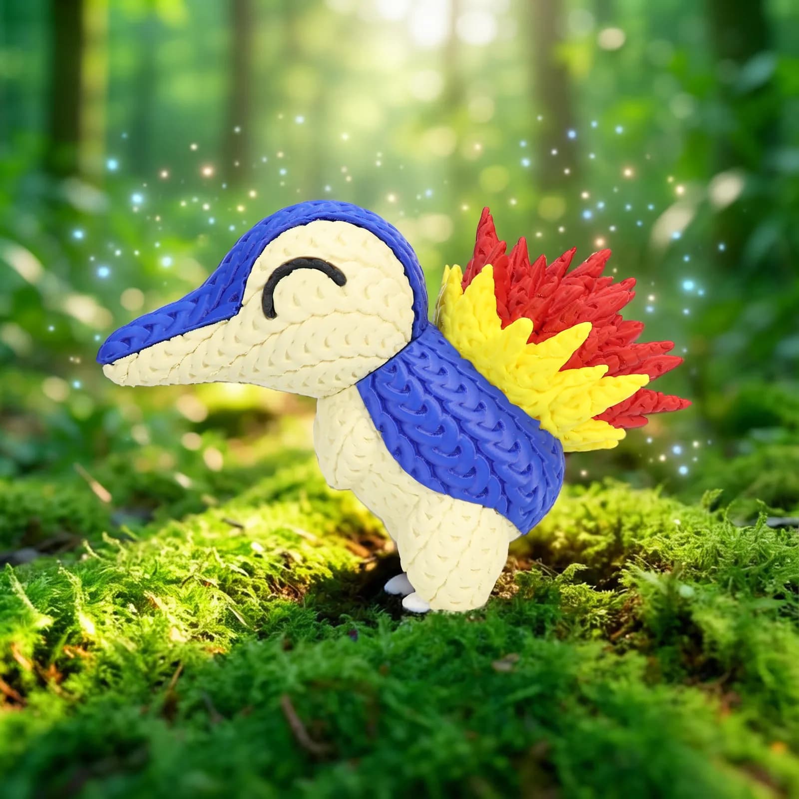 Muñeco Crochet 3D Cyndaquil - Miniatura 2