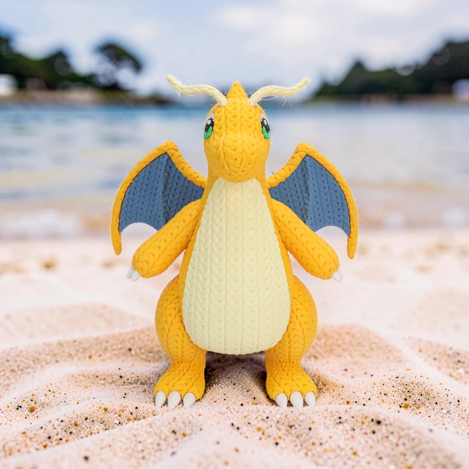 Muñeco Crochet 3D Dragonite - Miniatura 3