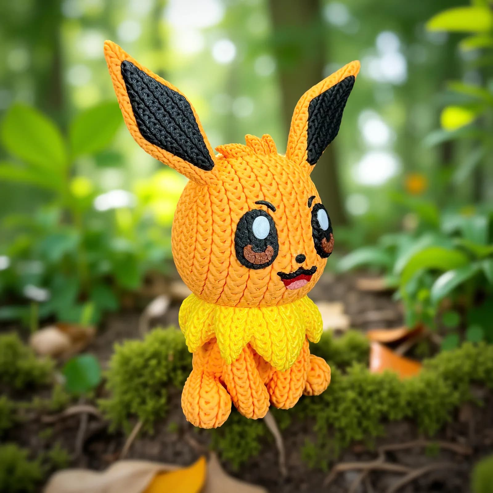 Muñeco Crochet 3D Eevee - Miniatura 2
