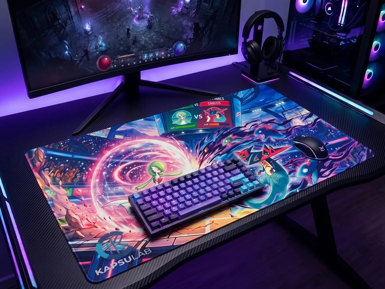 Alfombrilla Gaming Gardevoir vs Draganpult - Miniatura 2