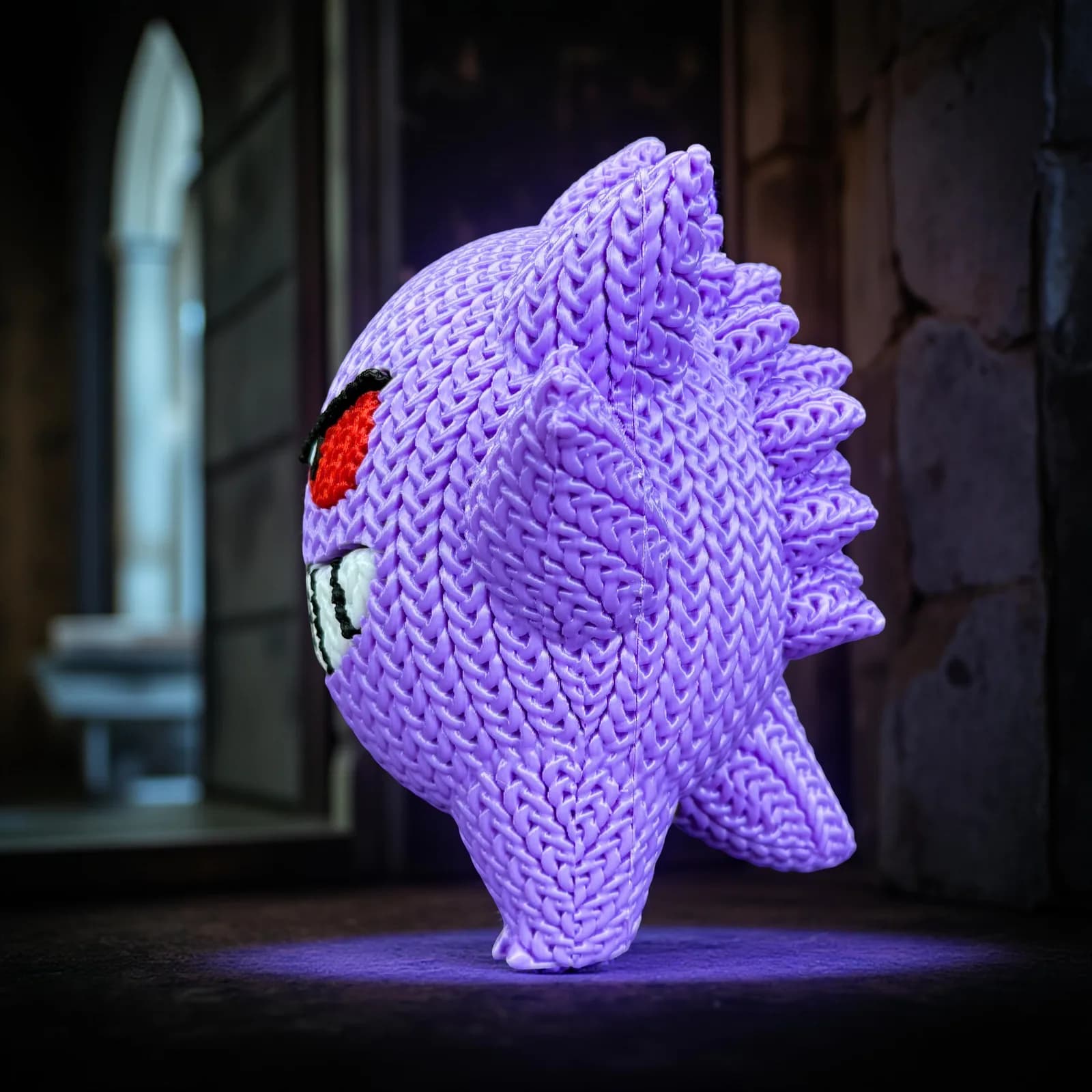 Muñeco Crochet 3D Gengar - Miniatura 3