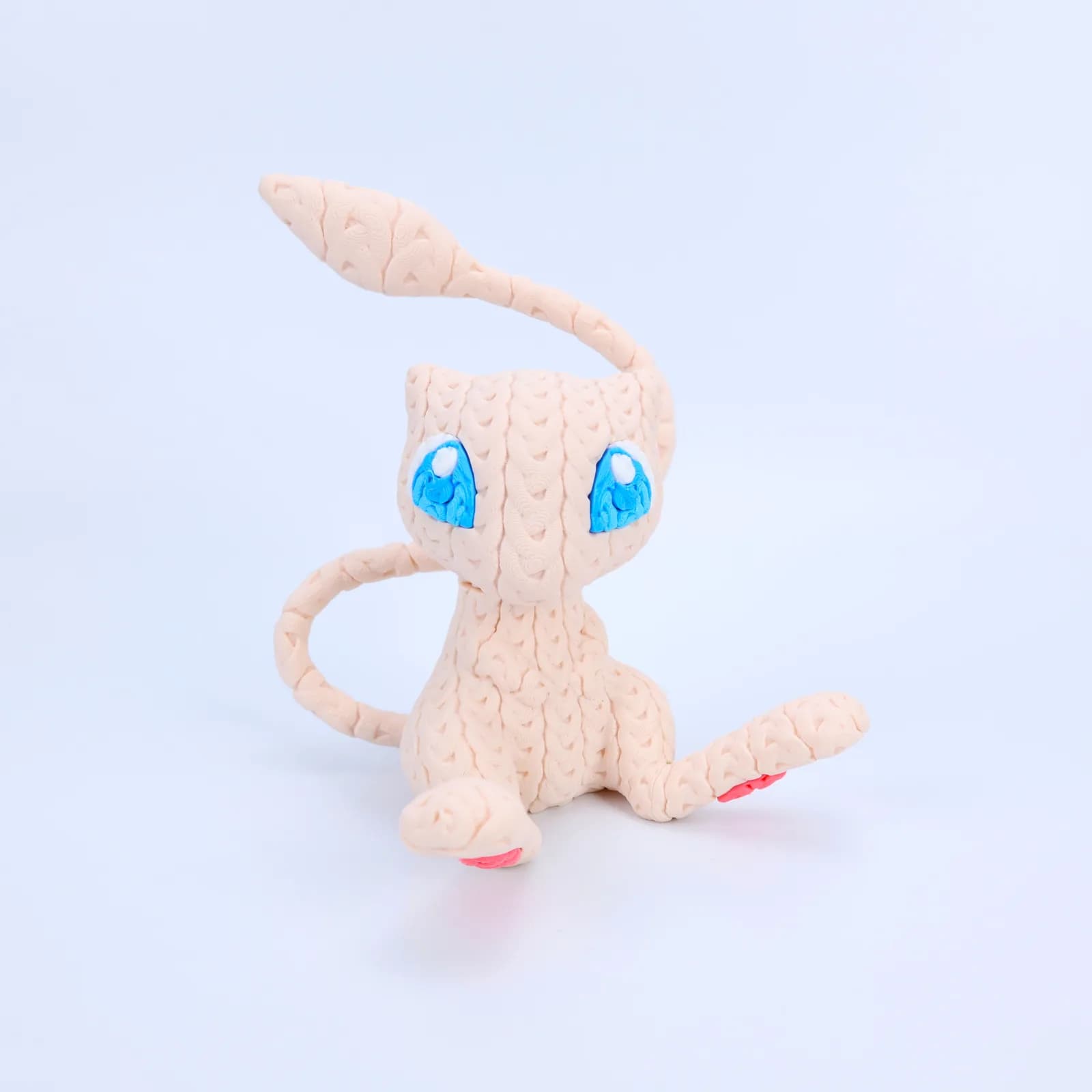 Muñeco Crochet 3D Mew - Imagen 1