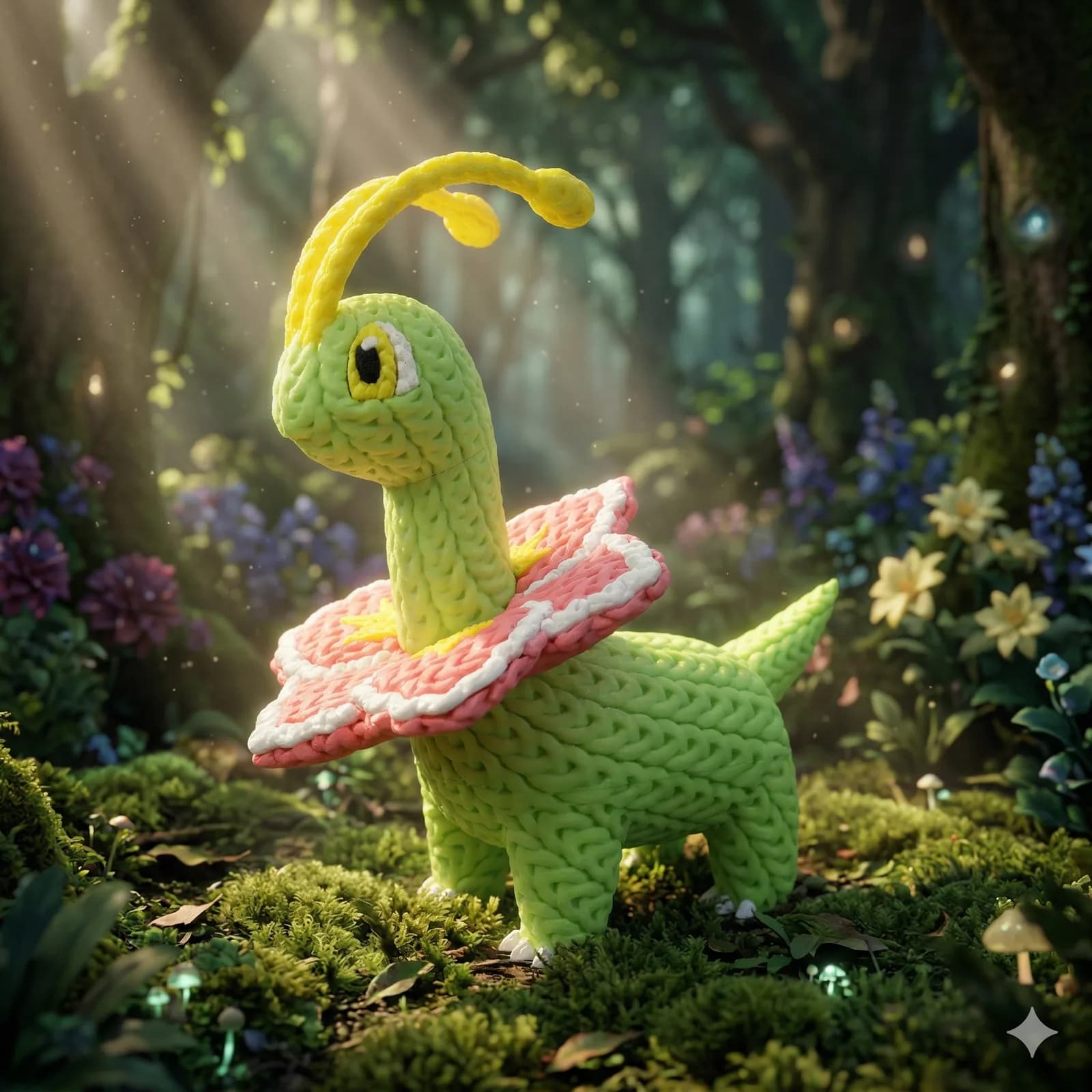 Muñeco Crochet 3D Meganium