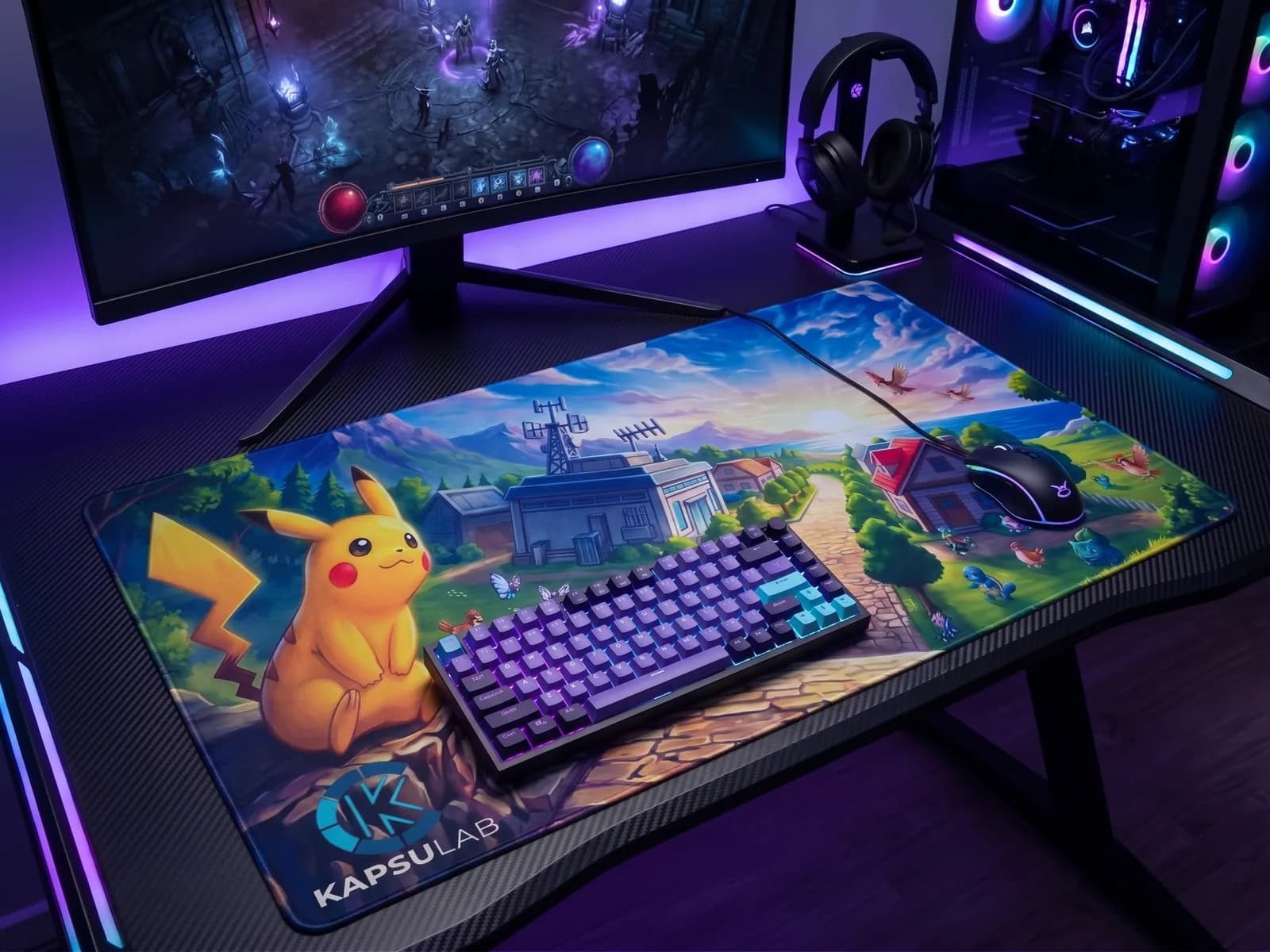 Alfombrilla Gaming Pikachu - Miniatura 2