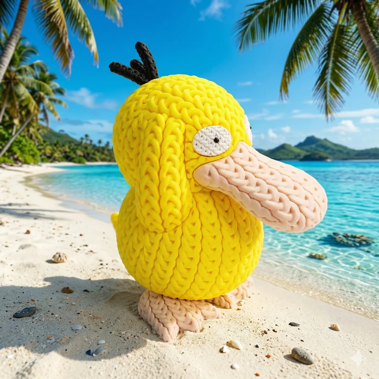 Muñeco Crochet 3D Psyduck - Miniatura 2