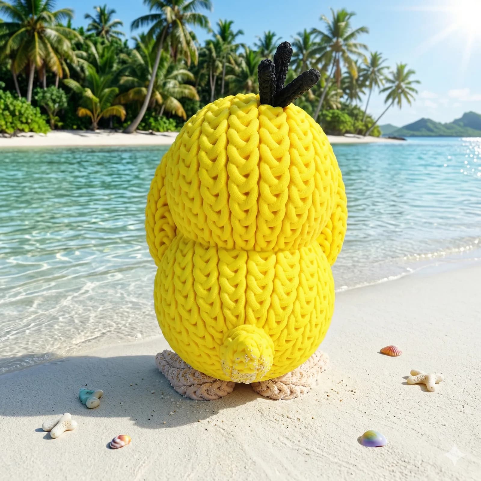 Muñeco Crochet 3D Psyduck - Miniatura 4