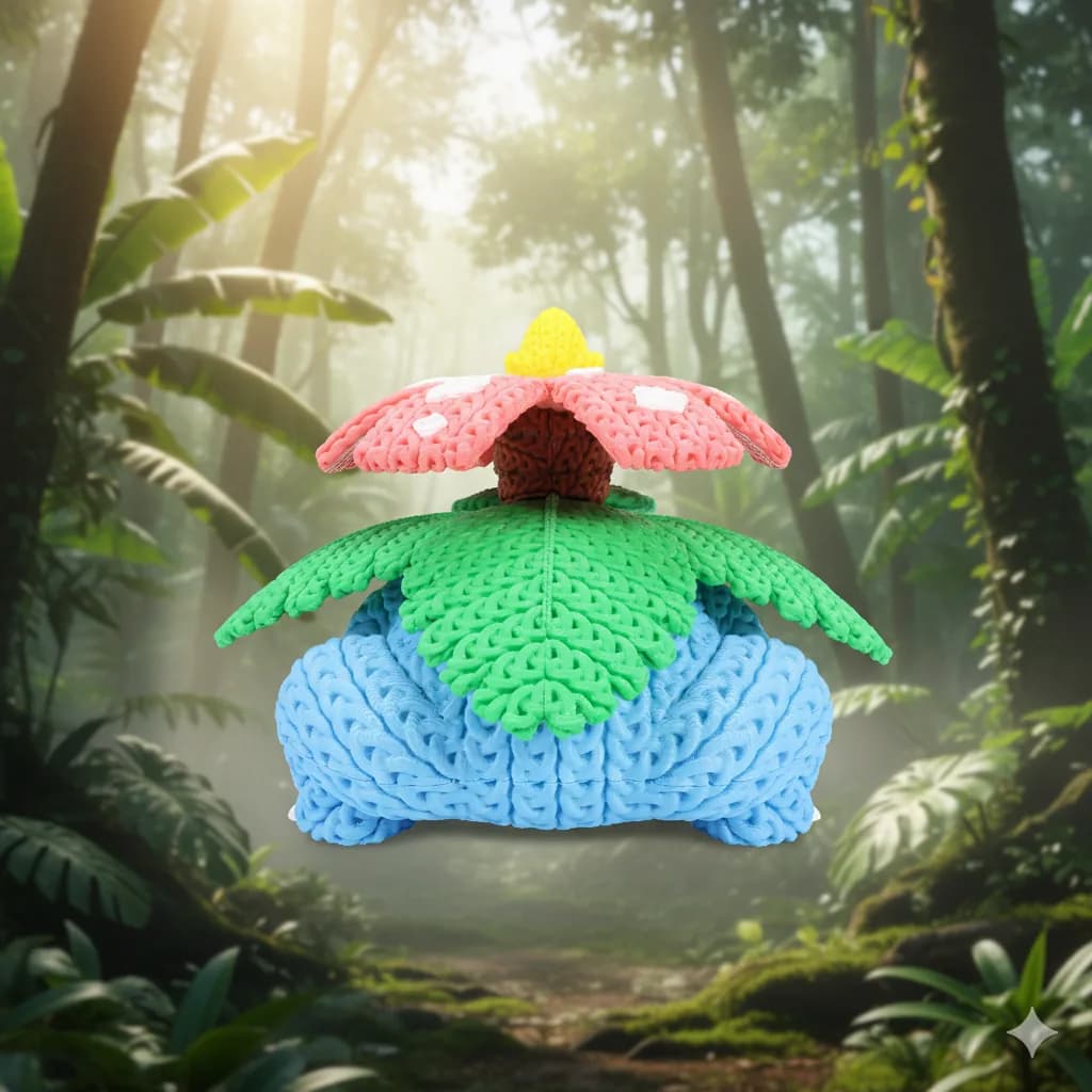 Muñeco Crochet 3D Venusaur - Miniatura 4